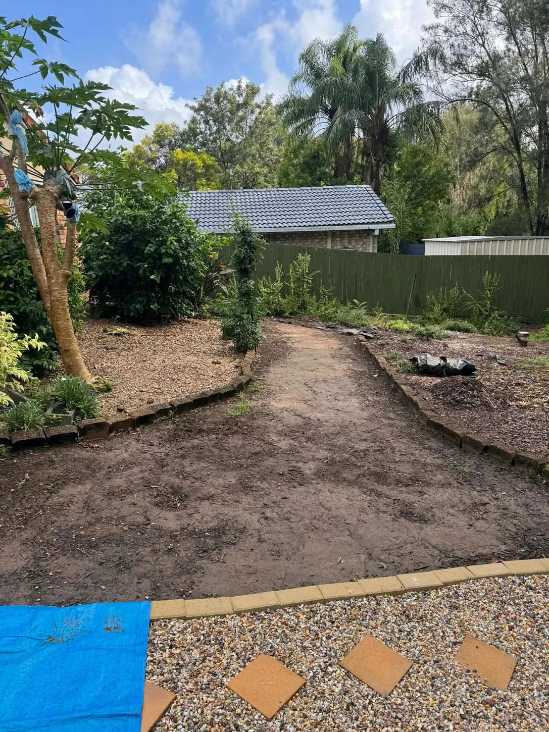 Turf installation stage: Site preparation